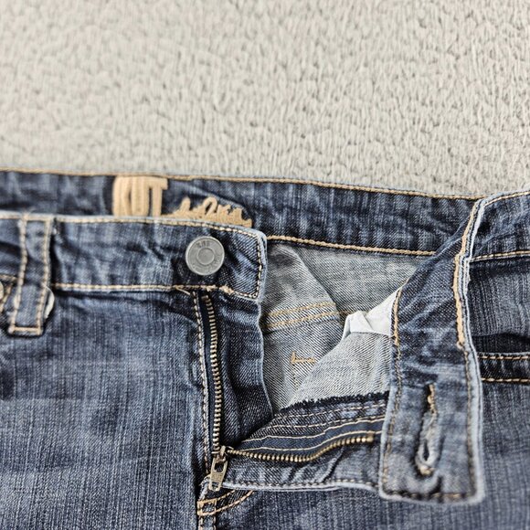 Kut From The Kloth Shorts Womens 14 Blue Cut Off Frayed Hem Distressed Stretch - Picture 3 of 16